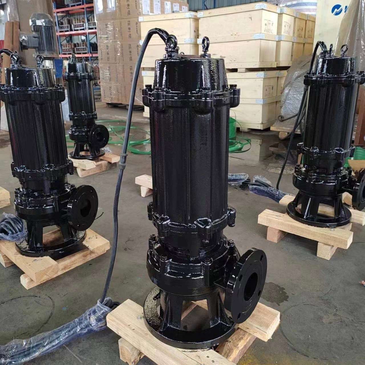 切割污水泵家用抽粪QW高扬程泥浆三相排污泵380V潜水泵11kw13kw