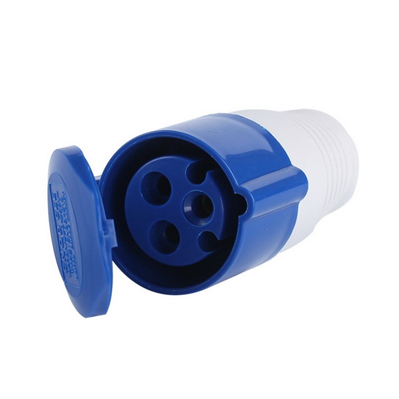 工业插头防爆插座连接器可移动公母对接3芯16A32A220v防水单相孔