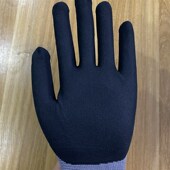 可触屏出口丁腈超细发泡手套劳保耐磨透气薄款 灵活贴手防尘维修