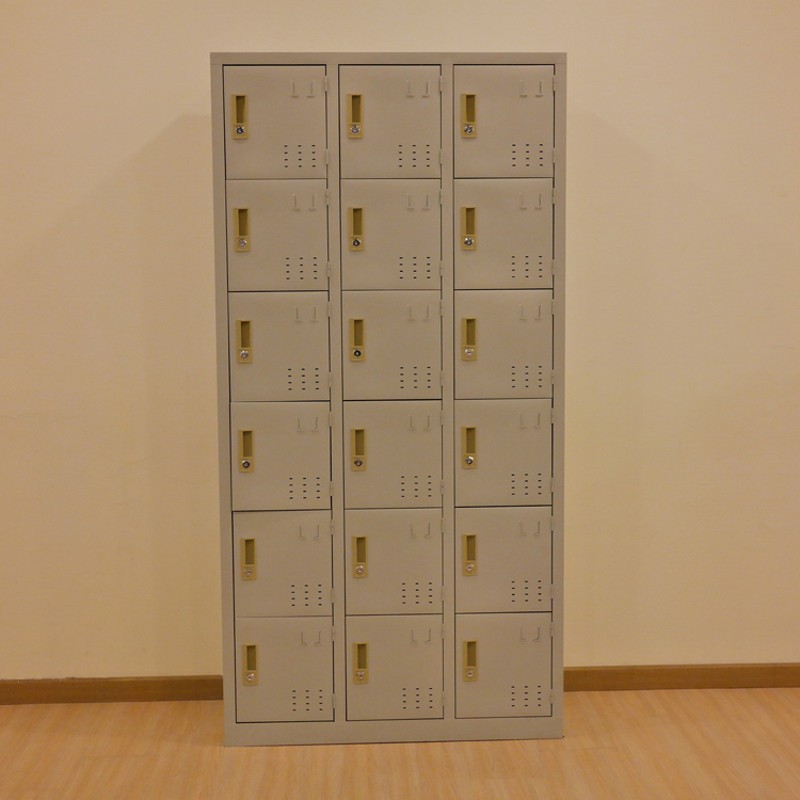 带锁钢制宿舍收纳柜更衣柜碗柜鞋柜储物柜存包柜办公文件柜资料柜