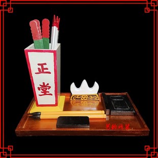 戏曲正堂戏剧京剧县令公堂县官升堂衙门文房四宝正堂演出道具