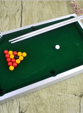 铝制合金迷你桌面足球机摆件桌上足球台波比足球机装饰生日礼物