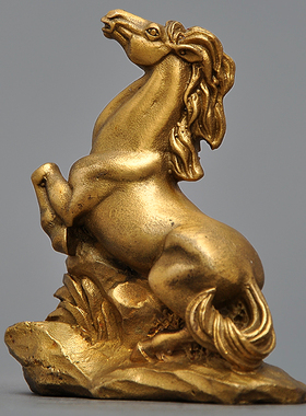 黄铜十二生肖摆件12生肖鼠牛虎兔龙蛇马羊猴鸡狗猪铜工艺品装饰品