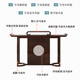 新中式 玄关桌乌金木条案入户入门正对门厅靠墙轻奢案几实木玄关柜