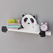 卡通壁挂层板置物架客厅创意装 饰架卧室可爱儿童房隔板墙上书架