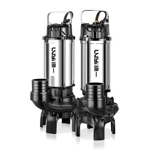 绿一泥浆泵抽泥沙池塘清淤抽粪220v家用无堵塞淤泥泵切割式污水泵