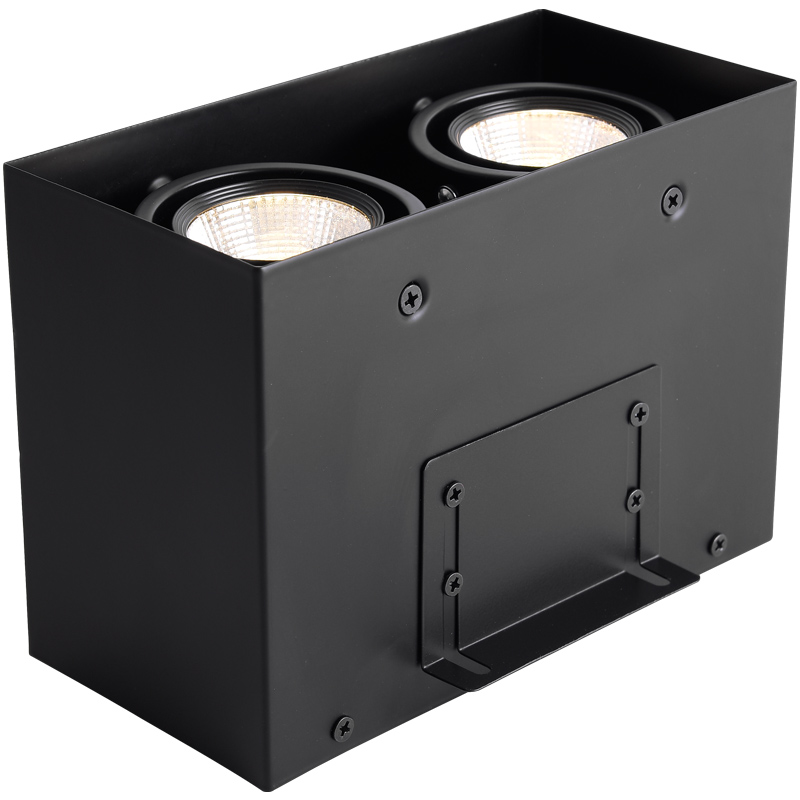 方通专用射灯10公分吊顶铝方通格栅灯商场健身房网吧工程明装筒灯