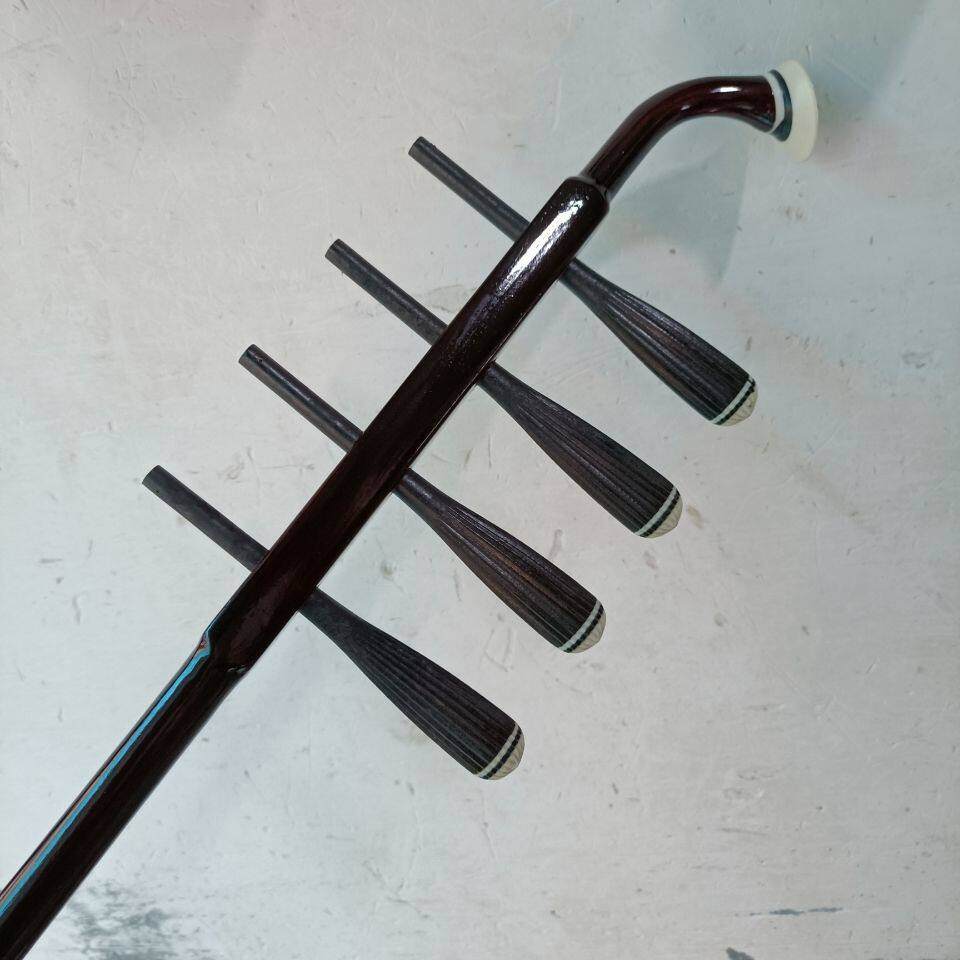 四胡杆乐器配件圆杆扁杆四胡二胡配件四胡杆配轴加长轴低音四胡杆