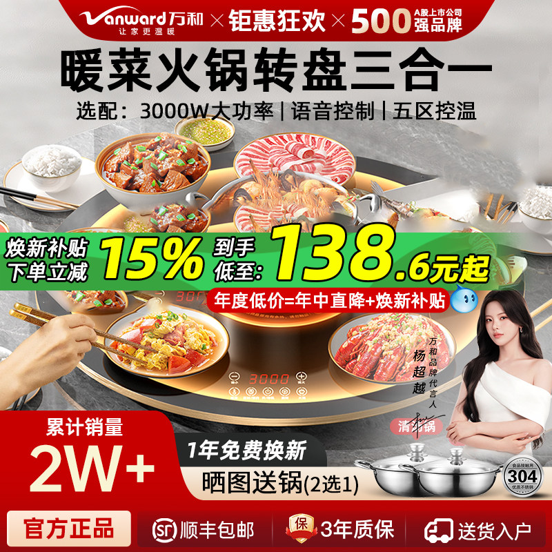 【爆款暖菜板】一分钟饭菜全热好图片