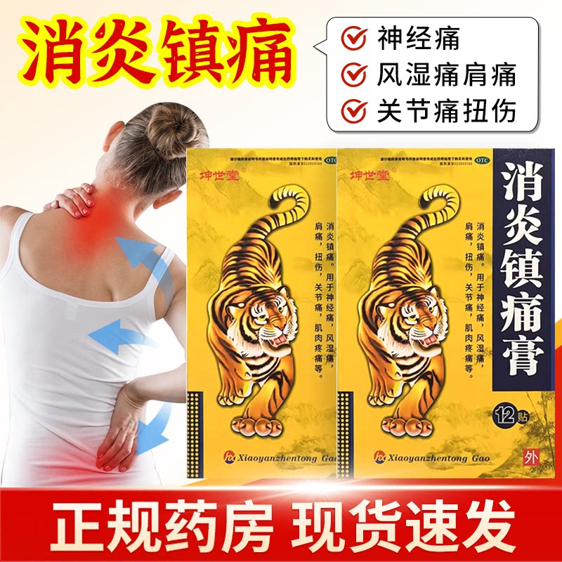 [坤世堂]消炎镇痛膏12片/盒