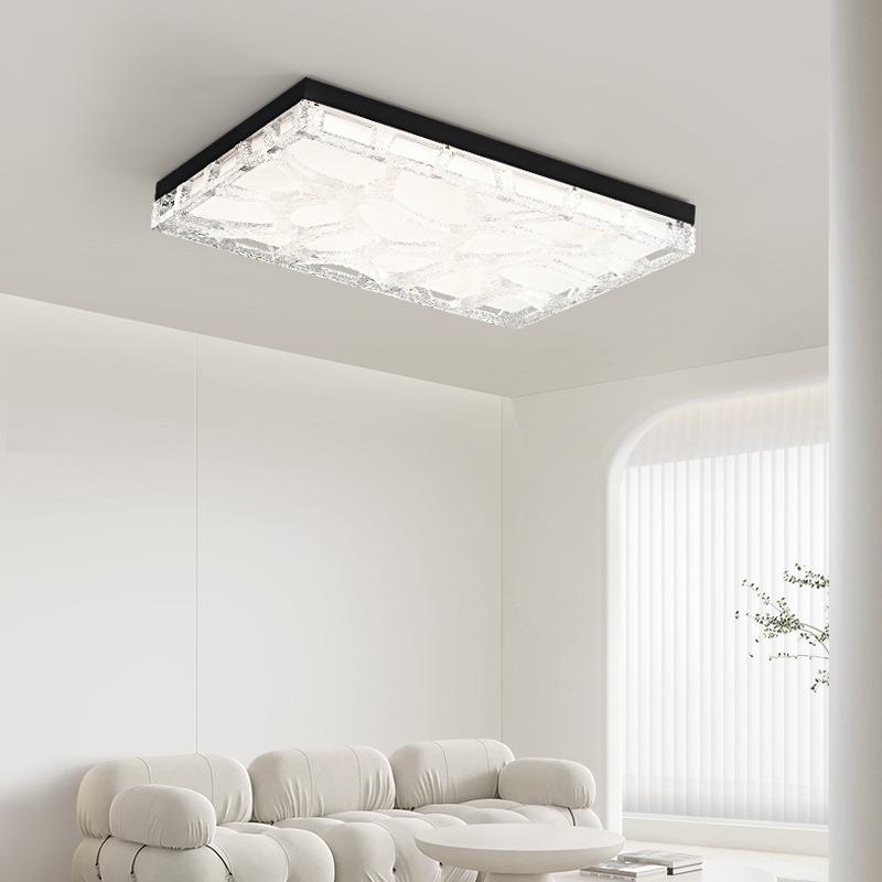 意式极简客厅吸顶灯全光谱护眼led简约现代树脂2024新款房间灯具