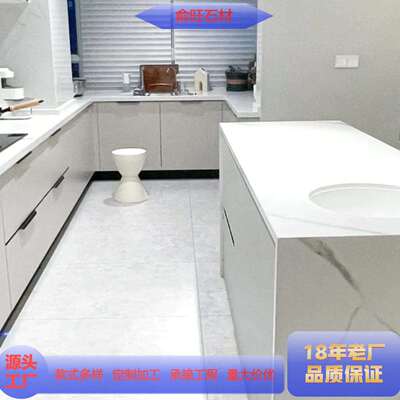 厨房台面小区装修上海房东大理石装修二房东公寓精品厨房台面