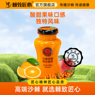 盒官方正品 5瓶 浓缩复合果浆原榨果汁100ml 棘致匠心沙棘原浆