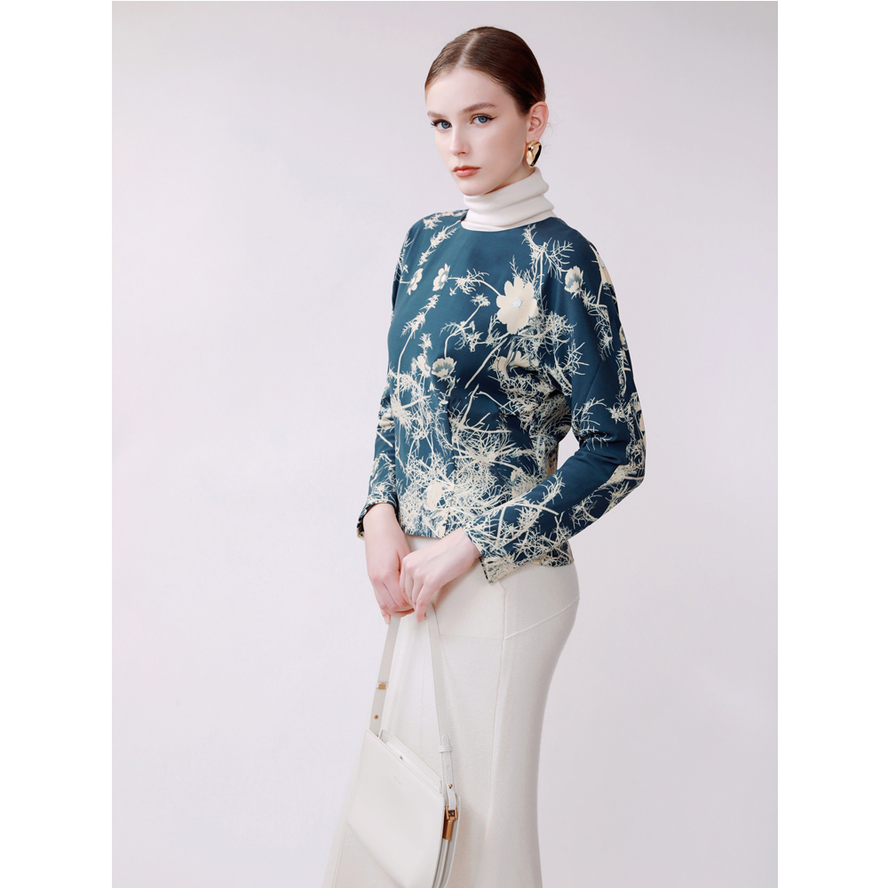 玉兰悠悠新中式高级感长袖衬衫女