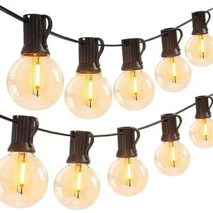 LED灯串线 G40灯串 PVC材质防风防雨防雪IP45灯串耐高温耐磨损