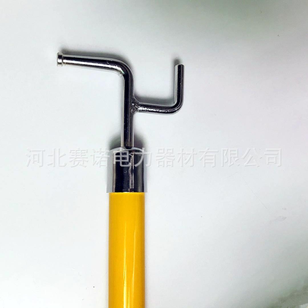 10kv挑头拉闸杆 对接式拉杆绝缘令克棒U型头万字头异型头上字头