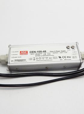 现货明纬CEN-60-48单组输出开关电源60W/48V/1.25APFC防水LED照明