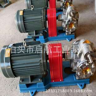 不锈钢齿轮泵kcb300柴油机油输送泵齿轮油泵