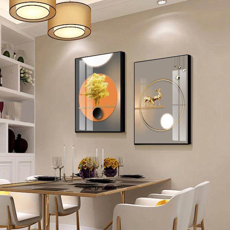 餐厅装饰画小户型现代简约厨房挂画高档墙面水果挂画墙壁餐厅挂画