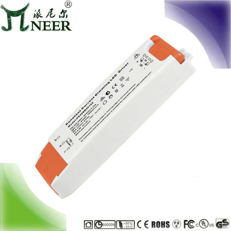 质保3年 高功率因数 29-49V600MA 30W 电位器 1-10V调光电源