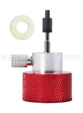 黑色凹头ASA苏打充气接头接泄气开关接外牙母头G1/2 TR21 CGA320