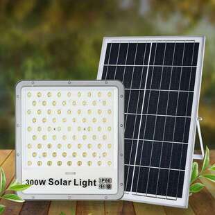 太阳能投光灯100W200W300W户外灯大功率庭院灯家用花园大功率球场