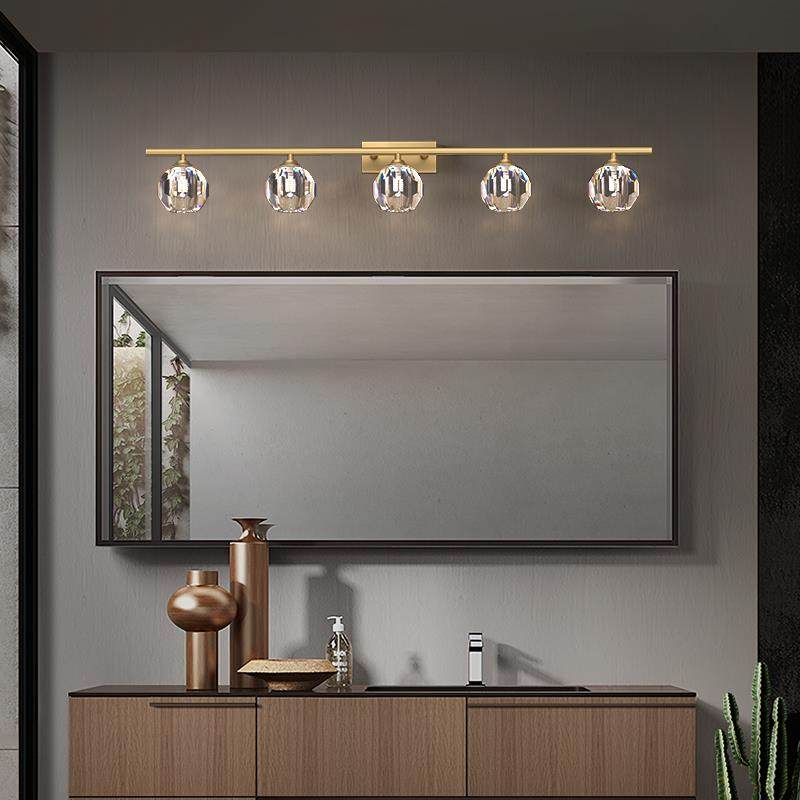 全铜led镜前灯化妆灯卫生间浴室镜柜壁灯梳妆台洗手间灯具