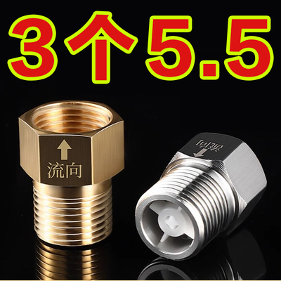 单向止回阀卫生间水管马桶防反水回水水表逆止阀热水器4分止逆阀