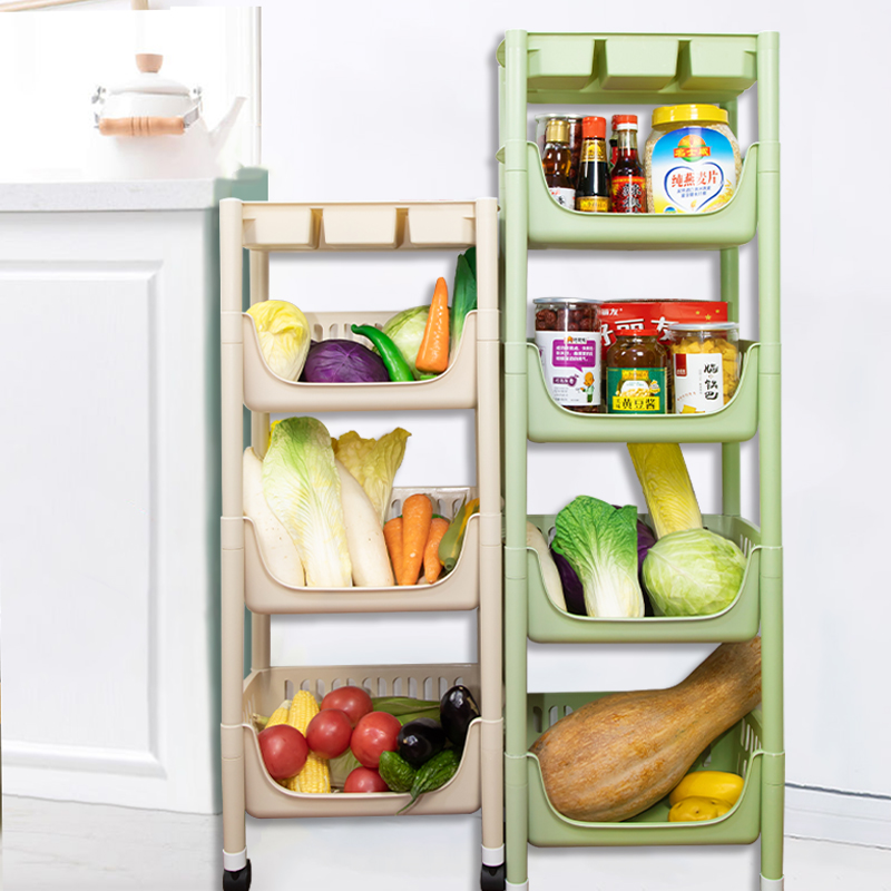 厨房置物架落地多层果蔬菜架用品菜篮子物储筐玩具收纳架家用大全