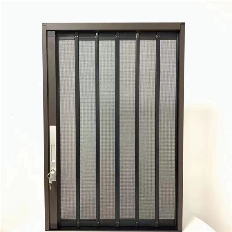 金刚网纱门帘入户折叠纱门防蚊门帘推拉式伸缩折叠单门通风阳台们