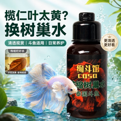 斗鱼榄仁叶浓缩液不黄水透明