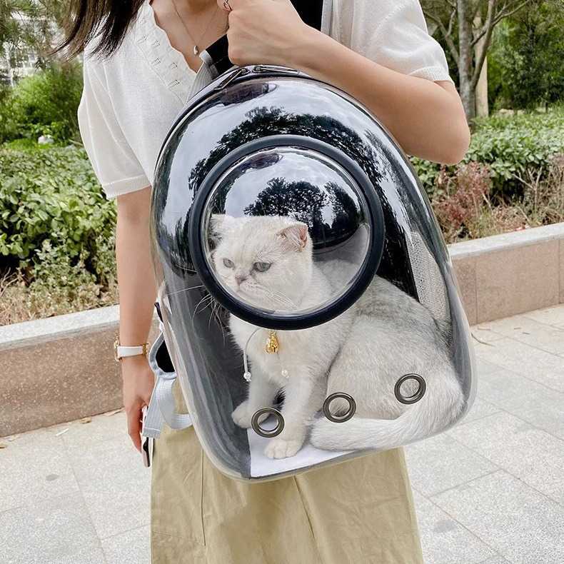 猫包宠物外出便捷双肩包透物猫咪