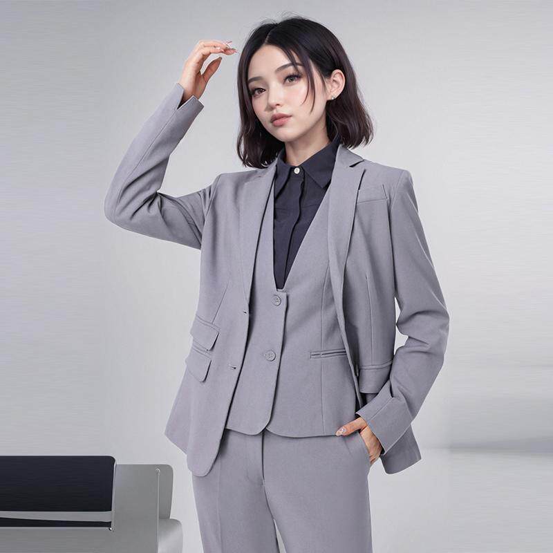 招行新款行服秋冬2024款行服裤子马甲裙子外套西装工作服