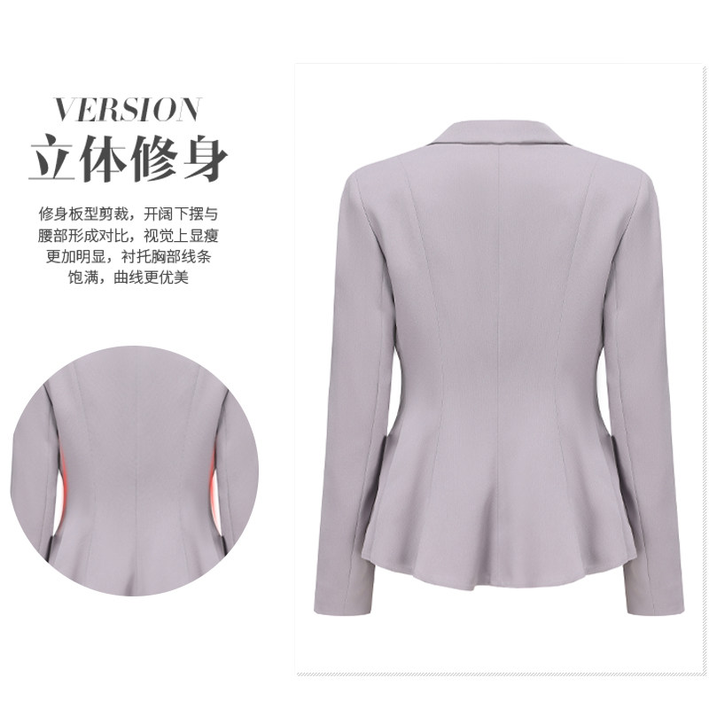 2024新款招行灰色西装行服工装工作服西装裤子制服外套