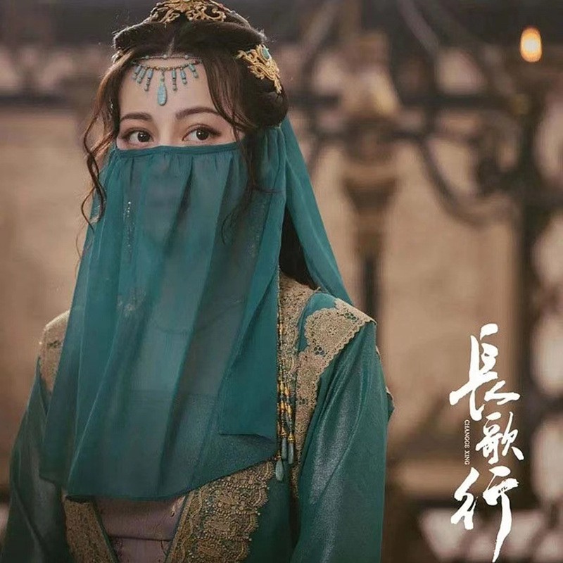 异域风情额饰额头链女波