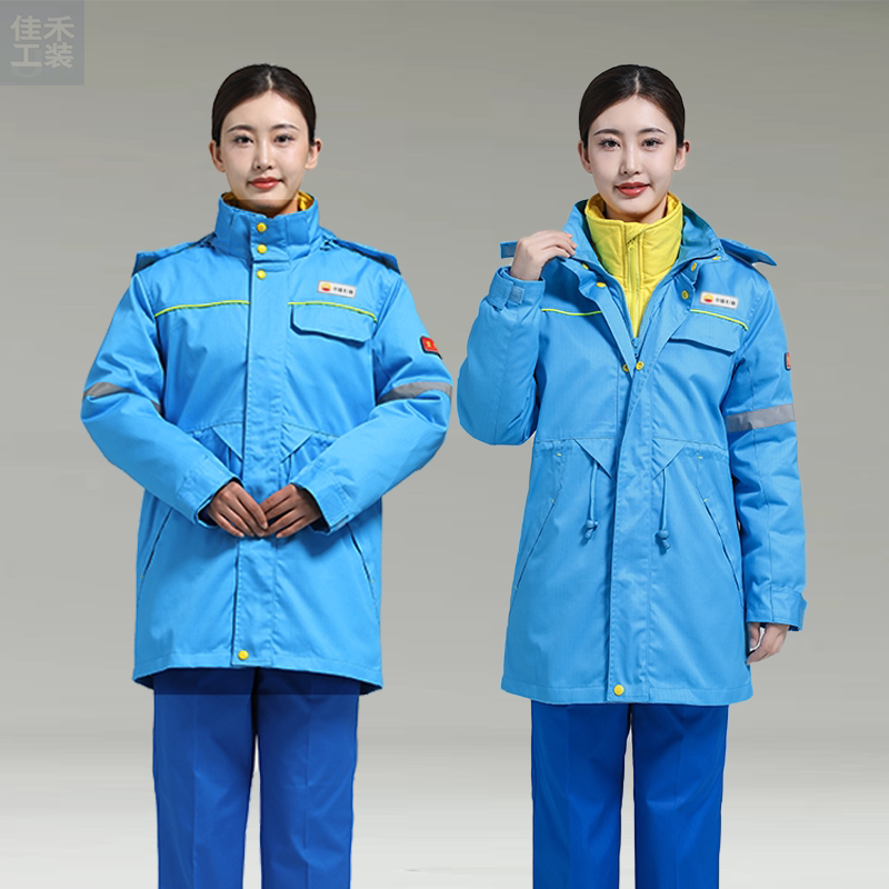 中石油新款冬季棉服棉衣图片