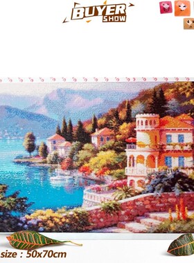 极速Huacan Diamond Painting Scenic 5D DiamondsQ Mosaic Seasi
