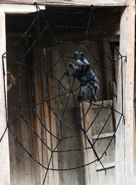 新品Stchy Spiderweb Artifuicial Spider Halloween Cobweb Terr