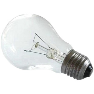 极速白织灯泡E27螺口220V36v24v127v老式钨丝透V明黄光照明灯泡