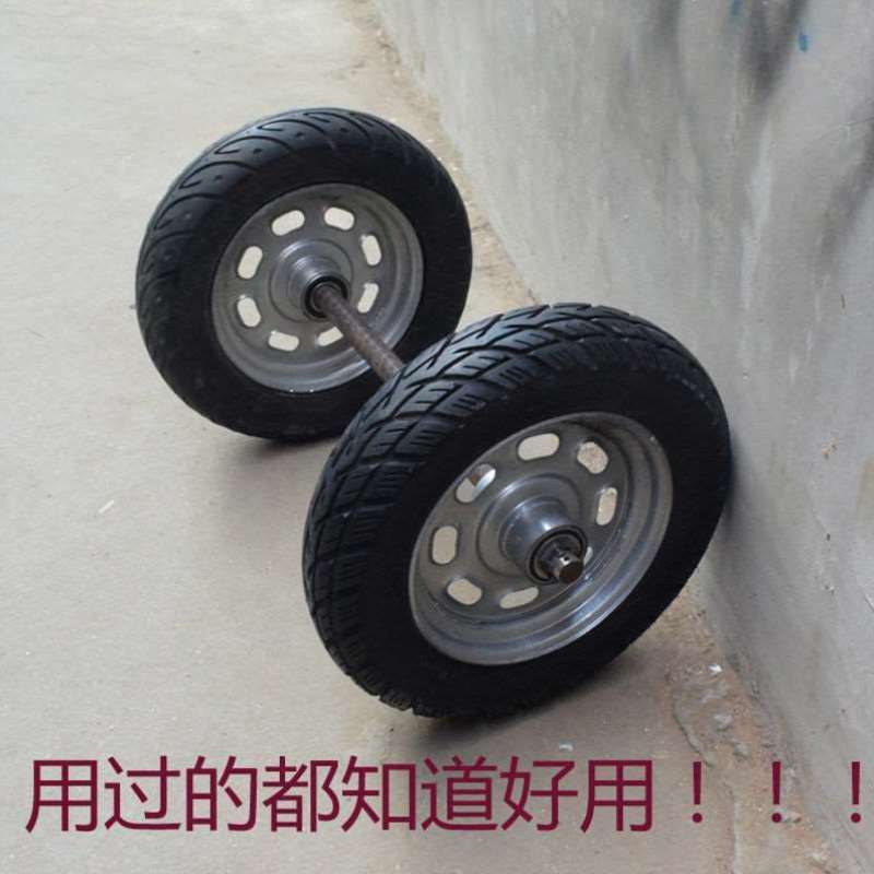 极速350-10手推n车轮胎300-10轮连轴超载重摩托车旧轮独轮车轮翻