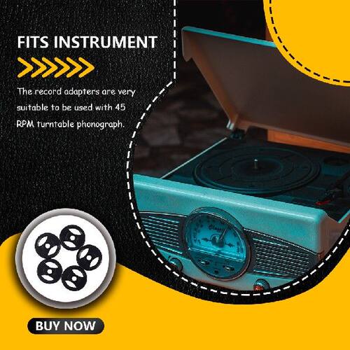 极速5 Pieces Recnord Player Adapter Reusable Removable