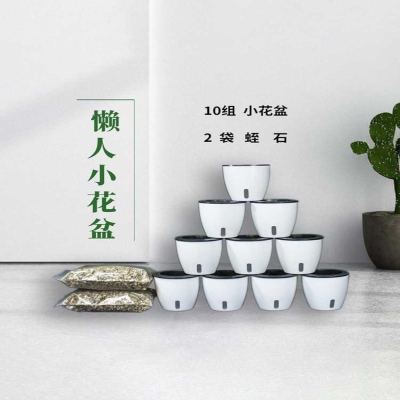极速懒人花盆 自吸水花盆水位无土栽培阳台种菜家Z庭养花花盆