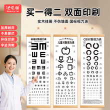 儿童视力表国际标准测眼睛幼儿园近视卡通视力测试表家用视力挂图