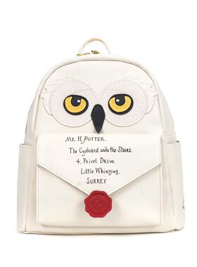 Harry Potter bag猫头鹰书包红花信封背包大容量时尚休闲双肩包女