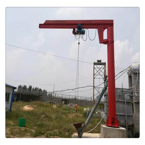 厂价悬臂吊360度旋转立柱式移动多规格室内厂房用电动旋转悬臂吊