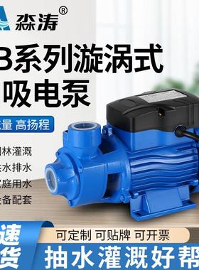 QB60自吸清水泵漩涡式离心泵自来水管道加压泵太阳能增压泵循环泵