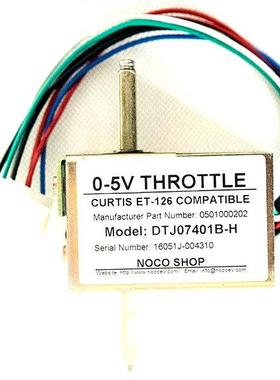 Curtis ET-126 MCU兼容节流0-5V正向/反向节流模式:DTJ07401B-H