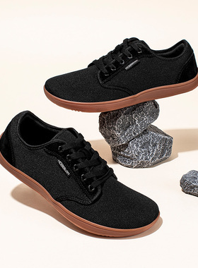 HOBIBEAR男鞋4E宽楦赤足鞋特大码47运动鞋网面透气男款鞋子大头鞋