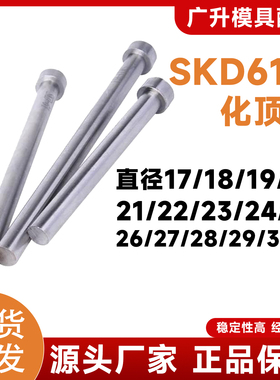 塑胶模具SKD61氮化顶针模具全硬顶杆17/18/19/21/23/24/26/29/30