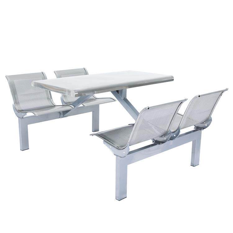 不锈钢快餐台员工食堂学校学生饭堂饭堂餐椅